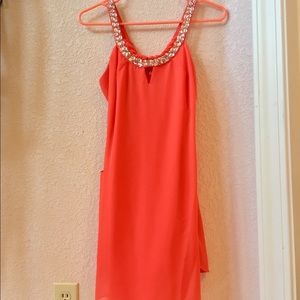 Hailey Logan by Adrianna Papell Mini Dress Orange